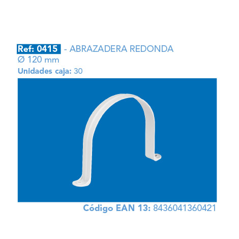 ABRAZADERA REDONDA Ø 120 mm