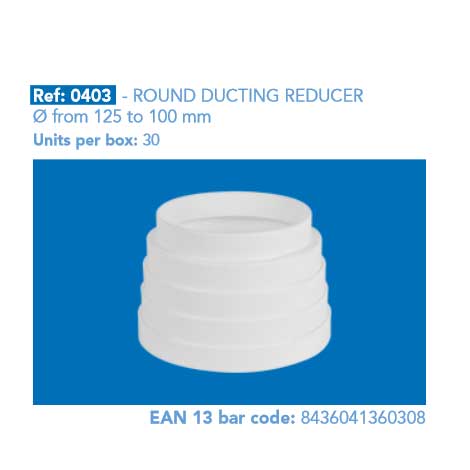 ROUND DUCTING REDUCER