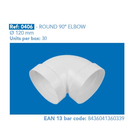 ROUND 90º ELBOW